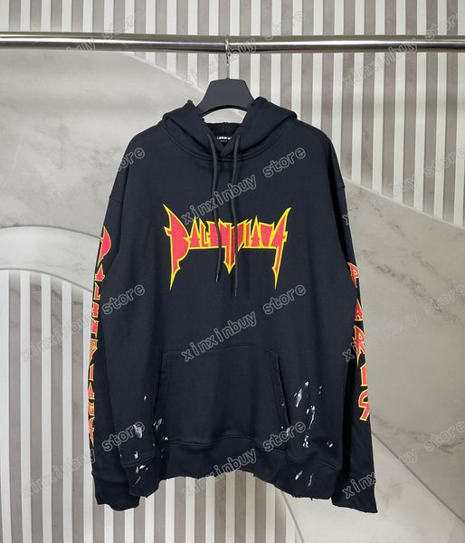 xinxinbuy men women designer sweatshirt hoodie destroyed flame letter print paris black s-2xl, Black;brown
xinxinbuy men women designer sweatshirt hoodie destroyed flame letter print paris black s-2xl, Black;brown
