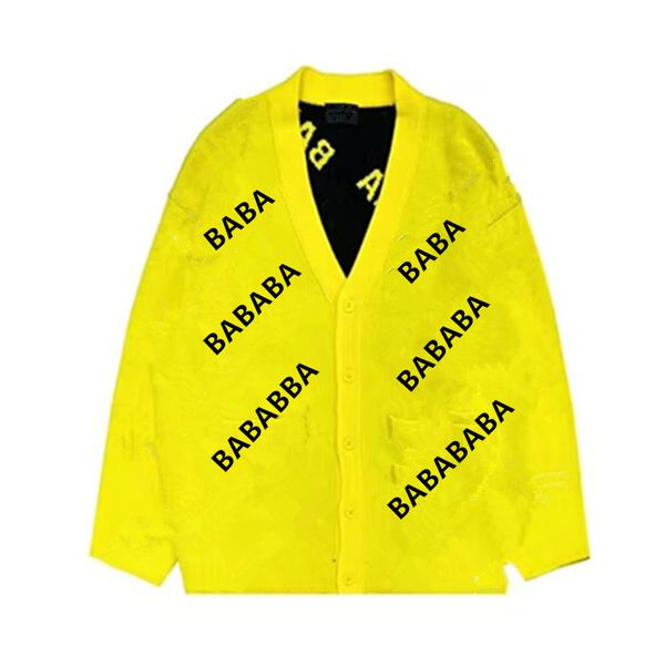 cardigan designer woman cardigan sweater womens oversize sweaters man knit jumper button letter v neck fashion lady clothing fall coat long, White;black
cardigan designer woman cardigan sweater womens oversize sweaters man knit jumper button letter v neck fashion lady clothing fall coat long, White;black