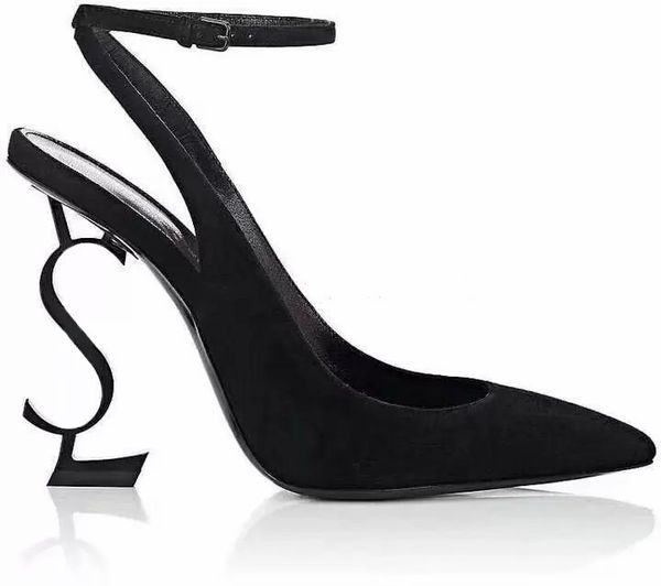 ladies designer classic high heel sandals shoes heel shoe pumps footwear brand letters leather fashion new spring, Black
ladies designer classic high heel sandals shoes heel shoe pumps footwear brand letters leather fashion new spring, Black