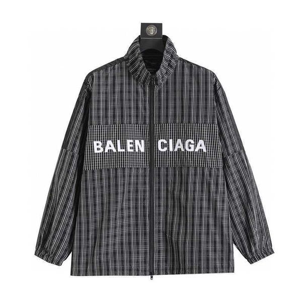 designer balencigas jacket paris fashion show style korean plaid embroidery slogan stitching submachine men's and women's fashion, Black;brown
designer balencigas jacket paris fashion show style korean plaid embroidery slogan stitching submachine men's and women's fashion, Black;brown