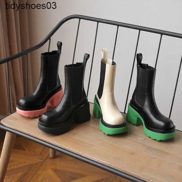 soft leather thick soled high heel round nosed smoke pipe boots thick heel triangle triangle v medium short boots women high chelsea boots, Black
soft leather thick soled high heel round nosed smoke pipe boots thick heel triangle triangle v medium short boots women high chelsea boots, Black