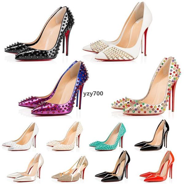 red-bottoms shoe christians luxurys designers casual women rivet high heels shoes womens wedding party dress pointed toes nude color t jxy, Black
red-bottoms shoe christians luxurys designers casual women rivet high heels shoes womens wedding party dress pointed toes nude color t jxy, Black