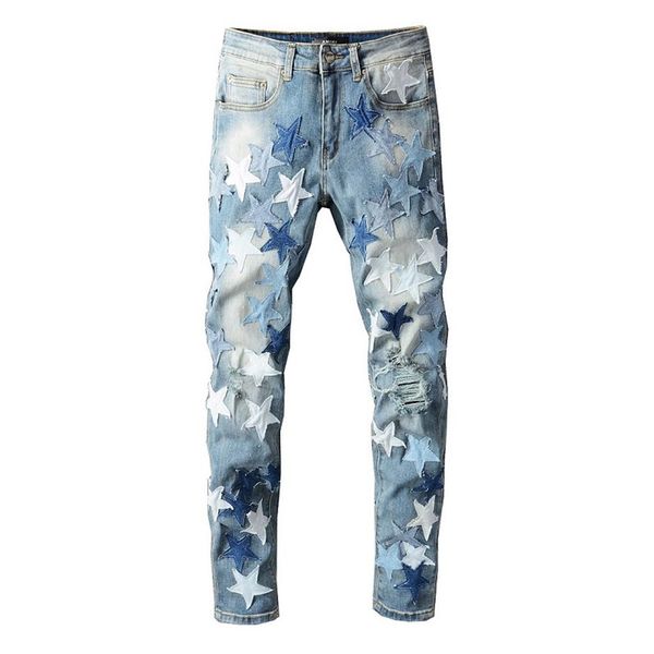 20ss mens designer jeans distressed ripped biker slim fit motorcycle denim for men s fashion jean mans pants pour homm252r, Blue
20ss mens designer jeans distressed ripped biker slim fit motorcycle denim for men s fashion jean mans pants pour homm252r, Blue