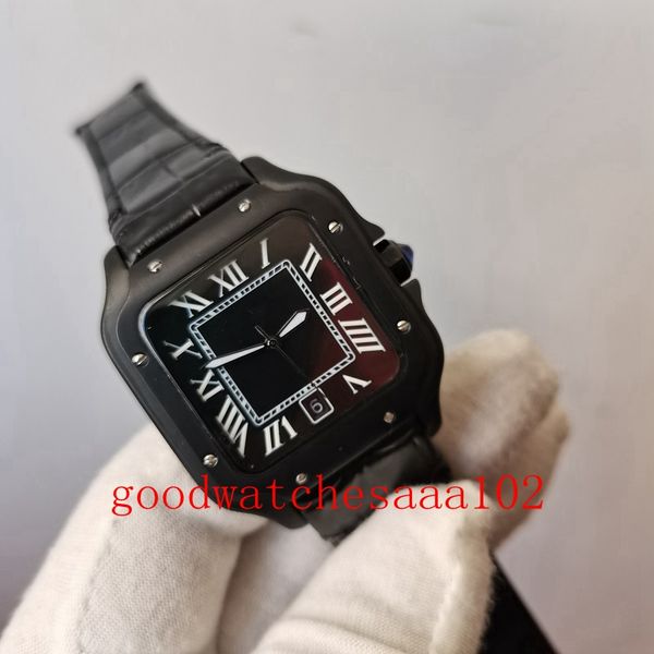 new version fantastic watches for wristwatches black dial 37mm eta movement automatic mechanical leather strap bands stainless steel bracele, Slivery;brown
new version fantastic watches for wristwatches black dial 37mm eta movement automatic mechanical leather strap bands stainless steel bracele, Slivery;brown