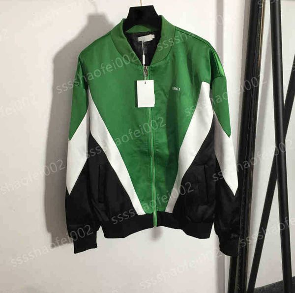luxury womens baseball jacket bale offset colorblock long sleeve coat zip cardigan green jacket designer women clothing 0912, Black;brown
luxury womens baseball jacket bale offset colorblock long sleeve coat zip cardigan green jacket designer women clothing 0912, Black;brown