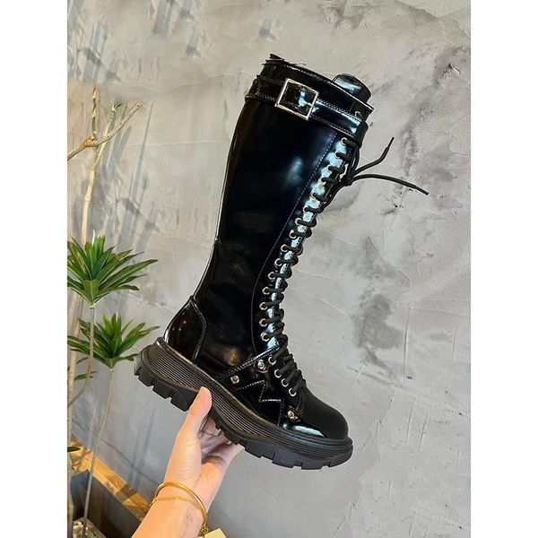 

Boot Half Boots Boots Women Shoes Leather Shoes Designer Booties Lace Up Motorcycle Thick Bottom Winter Black White Womens Short, Hz 1