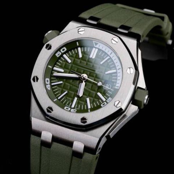 audemar pigue mens watches automatic mechanical watch 42mm business wristwatch rubber waterprof montre de luxe gift for men multicolor, Slivery;brown
audemar pigue mens watches automatic mechanical watch 42mm business wristwatch rubber waterprof montre de luxe gift for men multicolor, Slivery;brown