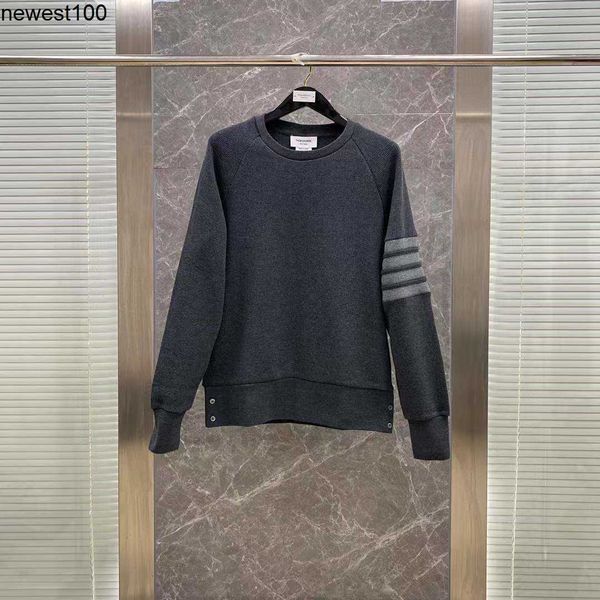 men's hoodies designer sweatshirts tb tide brand spring autumn new classic four round neck waffle sweater men women lovers casual solid, Black
men's hoodies designer sweatshirts tb tide brand spring autumn new classic four round neck waffle sweater men women lovers casual solid, Black
