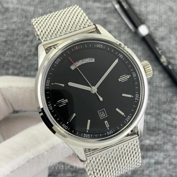 men's watch 40mm stainless steel sports style fashion designer u1 blue eyebrow black dial unique rubber business watch, Slivery;brown
men's watch 40mm stainless steel sports style fashion designer u1 blue eyebrow black dial unique rubber business watch, Slivery;brown
