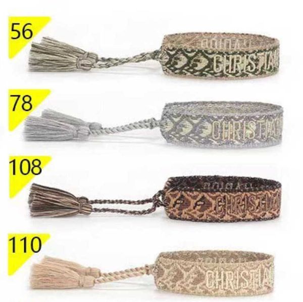 fashion luxury women's bracelets brand d designer bangle jewelry female embroidery woven bracelet bohemian creative tassel men's g, Golden;silver
fashion luxury women's bracelets brand d designer bangle jewelry female embroidery woven bracelet bohemian creative tassel men's g, Golden;silver