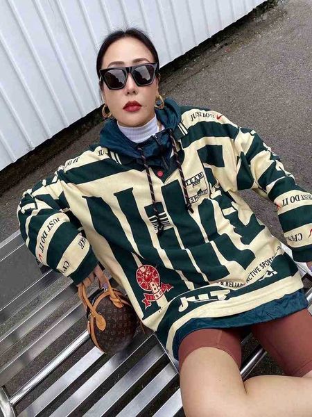 high version cpfms designer hoodies contrast letter print co branded hook autumn polo loose stripe button long sleeve men and women, Black
high version cpfms designer hoodies contrast letter print co branded hook autumn polo loose stripe button long sleeve men and women, Black