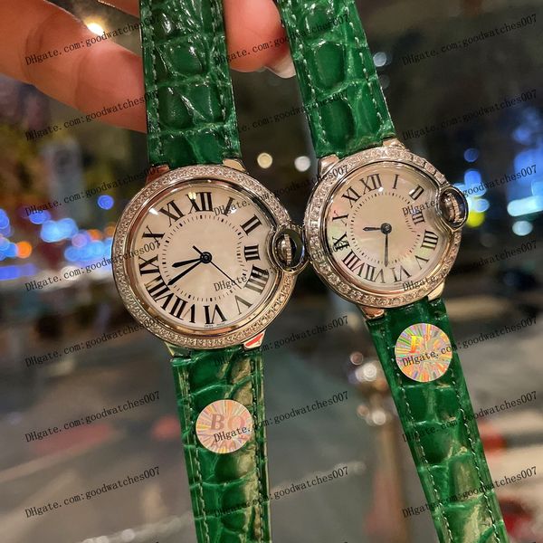 ladies watch 33mm 28mm mother-of-pearl bezel dial luxury diamond bezel black leather strap fashion red green watches brown sapphire glass wr, Slivery;brown
ladies watch 33mm 28mm mother-of-pearl bezel dial luxury diamond bezel black leather strap fashion red green watches brown sapphire glass wr, Slivery;brown