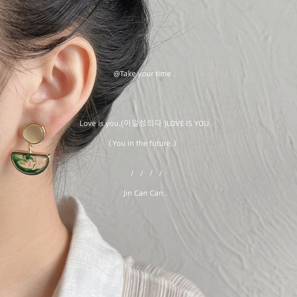 925 silver needle earrings charm women's 14k plating creative aesthetical design super fairy vintage factory, Golden
925 silver needle earrings charm women's 14k plating creative aesthetical design super fairy vintage factory, Golden
