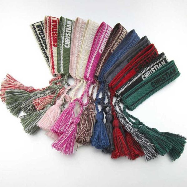 luxury fashion women bracelets brand bangle d designer jewelry bohemian female embroidered letter hand woven tassel rope bracelet men girl f, Black
luxury fashion women bracelets brand bangle d designer jewelry bohemian female embroidered letter hand woven tassel rope bracelet men girl f, Black