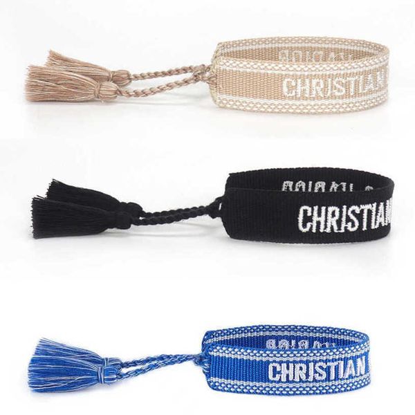 luxury fashion women's bracelets d brand designer bangle embroidered braided bracelet wedding bohemian letter hand rope trinket men gir, Golden;silver
luxury fashion women's bracelets d brand designer bangle embroidered braided bracelet wedding bohemian letter hand rope trinket men gir, Golden;silver