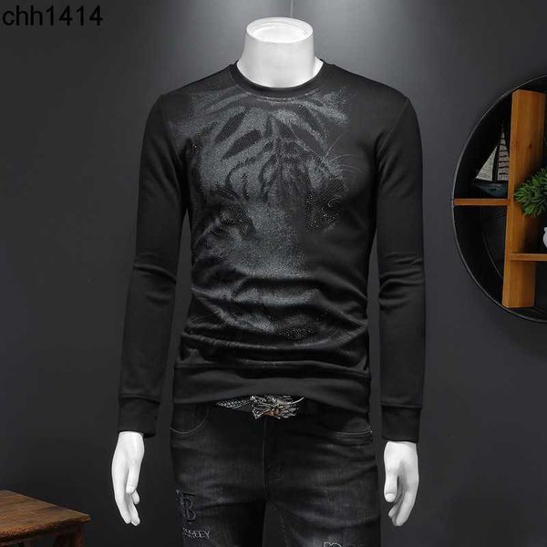 autumn and winter 2022 new diamond printing tigerss head men's long sleeve sweatshirt, Black
autumn and winter 2022 new diamond printing tigerss head men's long sleeve sweatshirt, Black