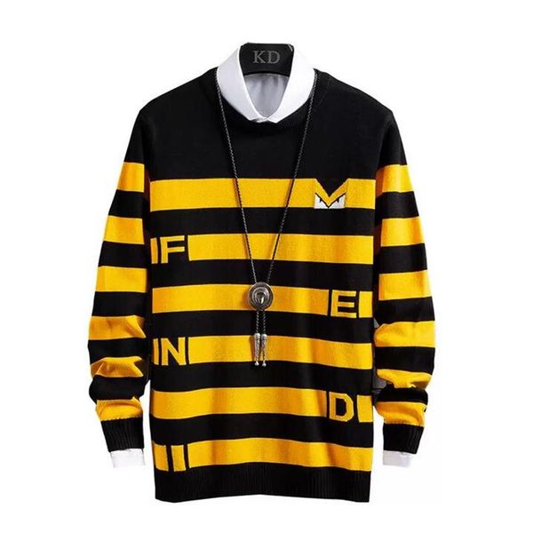 fall winter long-sleeved color-blocking sweater men's knit sweaters korean fashion round neck cardigan270s, White;black
fall winter long-sleeved color-blocking sweater men's knit sweaters korean fashion round neck cardigan270s, White;black