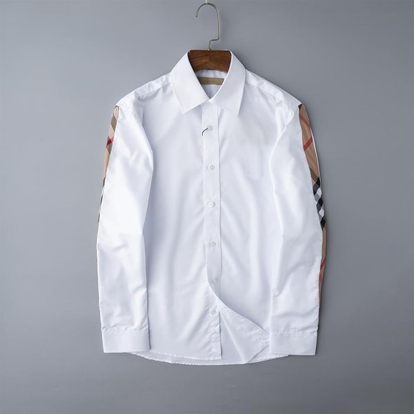 striped casual men's shirt solid design turn down collar long sleeve patchwork men dress shirts286y, White;black
striped casual men's shirt solid design turn down collar long sleeve patchwork men dress shirts286y, White;black