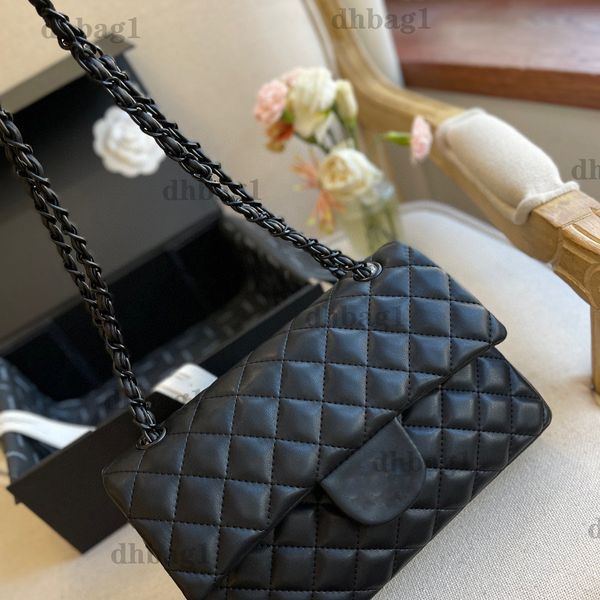 25cm classical sheepskin designer chain flap bag black vintage leather hardware diamond lattice handbag crossbody shoulder multi-pocket comm
25cm classical sheepskin designer chain flap bag black vintage leather hardware diamond lattice handbag crossbody shoulder multi-pocket comm