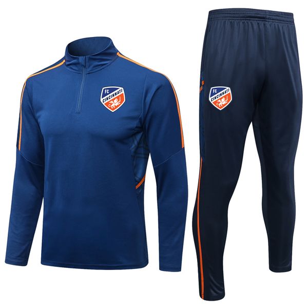 running sets 22-23 fc cincinnati soccer training suit long sleeve tracksuit set sports winter sportswear coat sweatershirt men football jack, Black;blue
running sets 22-23 fc cincinnati soccer training suit long sleeve tracksuit set sports winter sportswear coat sweatershirt men football jack, Black;blue