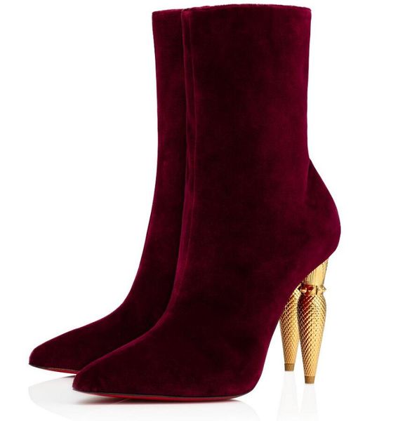 luxury winter lipbooty women ankle boots high heels black calf leather lady pointed toe booties party wedding bridal combat boot eu35-44
luxury winter lipbooty women ankle boots high heels black calf leather lady pointed toe booties party wedding bridal combat boot eu35-44