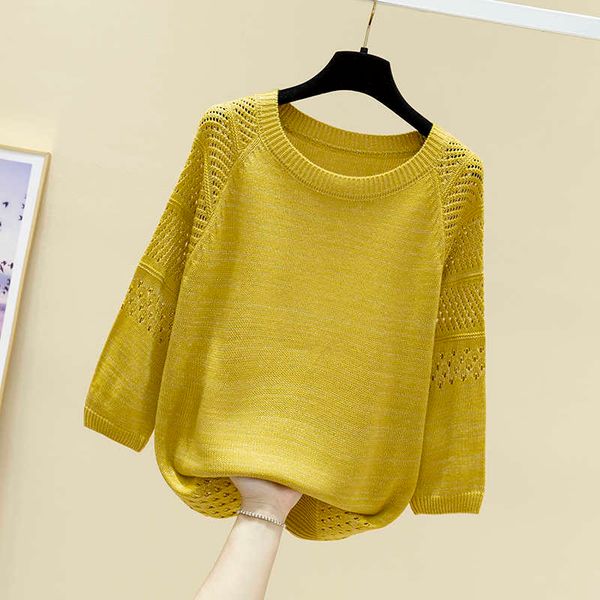 women's sweaters spring 2022 new cut-out knitwear women's pullover loose korean base coat round neck sweater thin g221018, White;black
women's sweaters spring 2022 new cut-out knitwear women's pullover loose korean base coat round neck sweater thin g221018, White;black