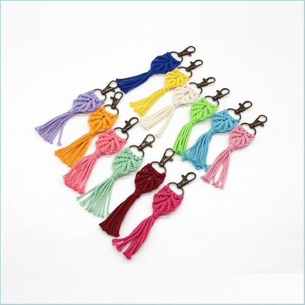 keychains lanyards tassel rame keychains boho handmade key holder bag car hanging jewelry gifts cotton rope woven keychain drop de dhkg0, Silver
keychains lanyards tassel rame keychains boho handmade key holder bag car hanging jewelry gifts cotton rope woven keychain drop de dhkg0, Silver