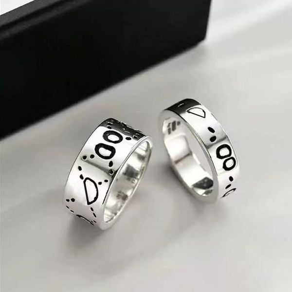 double letter retro black skull ring mens rings classic men titanium steel designer for women luxury gifts woman girl jewlery, Silver
double letter retro black skull ring mens rings classic men titanium steel designer for women luxury gifts woman girl jewlery, Silver