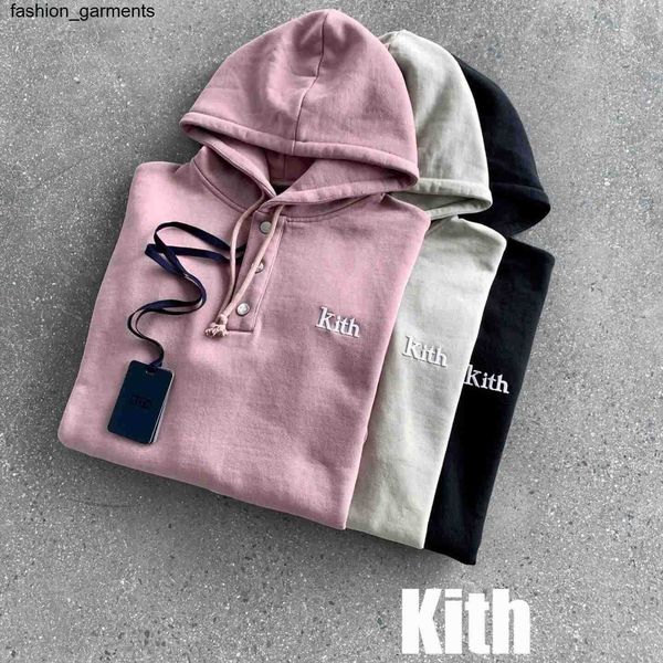 men's hoodies designer sweatshirts kith hooded sweater embroidery pure cotton button round neck loose autumn long sleeve casual, Black
men's hoodies designer sweatshirts kith hooded sweater embroidery pure cotton button round neck loose autumn long sleeve casual, Black
