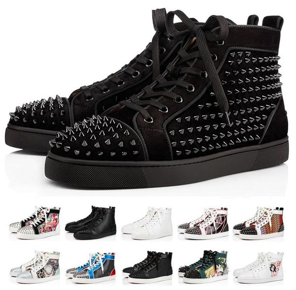 2022 men women red-bottoms designer boots luxury flats sneakers spikes camo green black white grey blue gold pink mens fashion red soles tra
2022 men women red-bottoms designer boots luxury flats sneakers spikes camo green black white grey blue gold pink mens fashion red soles tra