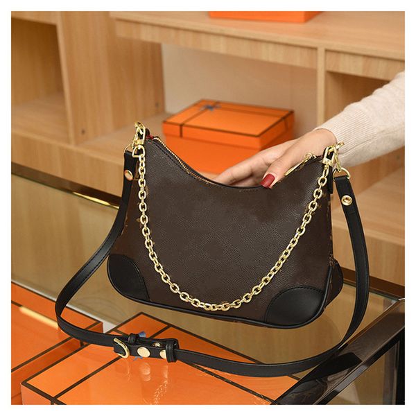 fashion women's shoulder bags letter printed armpit bag grils messenger bag chain black brown
fashion women's shoulder bags letter printed armpit bag grils messenger bag chain black brown