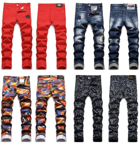 new men's jeans high street fashion casual hole brand men designer jeans pencil pant, Blue
new men's jeans high street fashion casual hole brand men designer jeans pencil pant, Blue