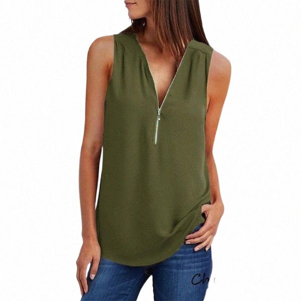women's tanks & camis women tank with zipper pure color sleeveless t shirt v neck base casual female vest of 2022 42ae#, White
women's tanks & camis women tank with zipper pure color sleeveless t shirt v neck base casual female vest of 2022 42ae#, White