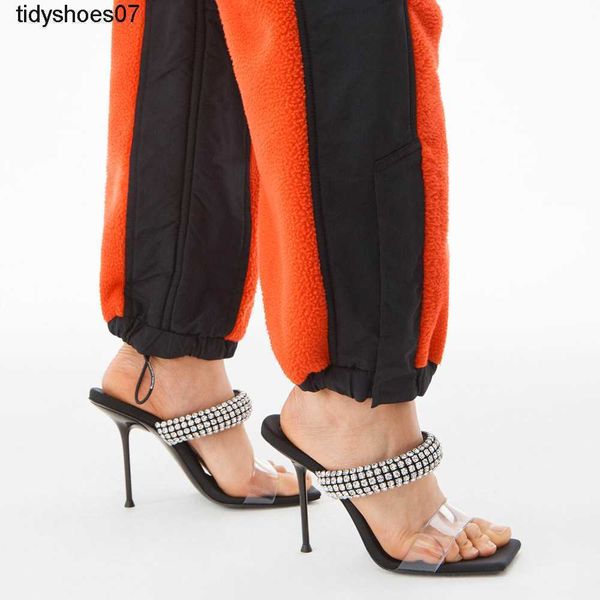 2021 designer autumn new aw king square head slippers women's thin high-heeled sandals glass rubber rhinestone fashion shoes women, Black
2021 designer autumn new aw king square head slippers women's thin high-heeled sandals glass rubber rhinestone fashion shoes women, Black