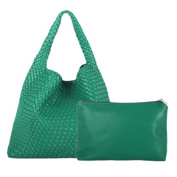 hbp2022 new hand woven soft leather mother bag lazy style tote bag large capacity single shoulder women's bag
hbp2022 new hand woven soft leather mother bag lazy style tote bag large capacity single shoulder women's bag