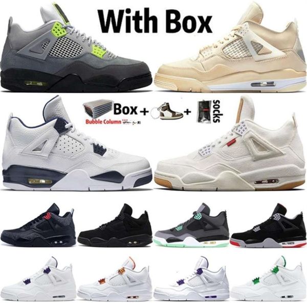 2021 high og jumpman 4 4s mens basketball shoes sail neon white cement black cat bred columbia pure money women sneakers trainers 245k
2021 high og jumpman 4 4s mens basketball shoes sail neon white cement black cat bred columbia pure money women sneakers trainers 245k