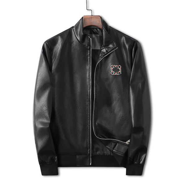new fashion punk style clothing pu leather jacket men motorcycle slant zipper slim fit for men outdoor windproof cycling solid color coat, Black
new fashion punk style clothing pu leather jacket men motorcycle slant zipper slim fit for men outdoor windproof cycling solid color coat, Black