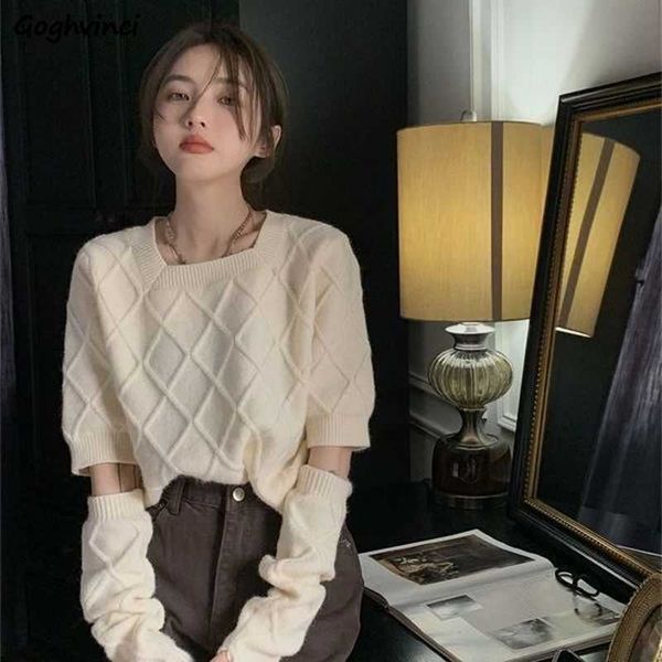 women's sweaters pullovers women moda mujer all-match korean fashion new design solid square collar simple autumn casual elegant high e, White;black
women's sweaters pullovers women moda mujer all-match korean fashion new design solid square collar simple autumn casual elegant high e, White;black