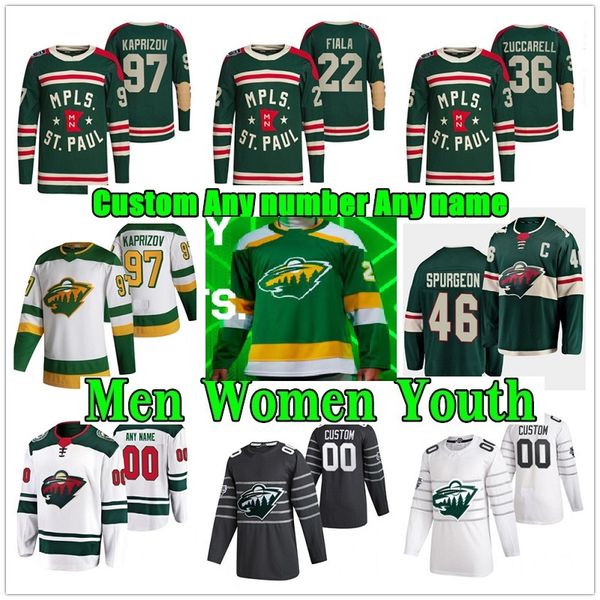 2022-23 minnesota marc-andre fleury wildreverse retro jersey jared spurgeon joel eriksson ek kirill kaprizov ryan hartman mats zuccarello ma, Black;red
2022-23 minnesota marc-andre fleury wildreverse retro jersey jared spurgeon joel eriksson ek kirill kaprizov ryan hartman mats zuccarello ma, Black;red