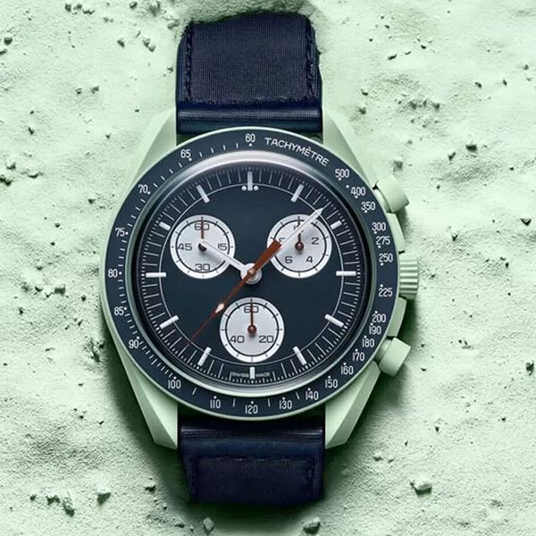 new bioceramic quartz chronograph mens womens watch mission to mercury 42mm black nylon luxury watch james montre de luxe limited edition ma, Slivery;brown
new bioceramic quartz chronograph mens womens watch mission to mercury 42mm black nylon luxury watch james montre de luxe limited edition ma, Slivery;brown