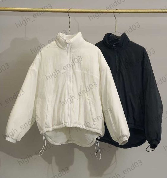 women jackets chest embroidered lettering logo zipper jacket skirt front short back long drawstring design off shoulder style coat womens ap, Black;brown
women jackets chest embroidered lettering logo zipper jacket skirt front short back long drawstring design off shoulder style coat womens ap, Black;brown