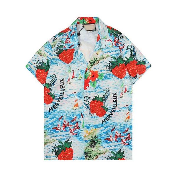 2022gg mens casual shirts short sleeve shirt beach style stitching colorful classic business t-shirt, White;black
2022gg mens casual shirts short sleeve shirt beach style stitching colorful classic business t-shirt, White;black