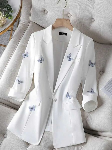 women's suits blazers small suit jacket women's 2022 spring and summer new butterfly print three quarter sleeve slim white black b
women's suits blazers small suit jacket women's 2022 spring and summer new butterfly print three quarter sleeve slim white black b