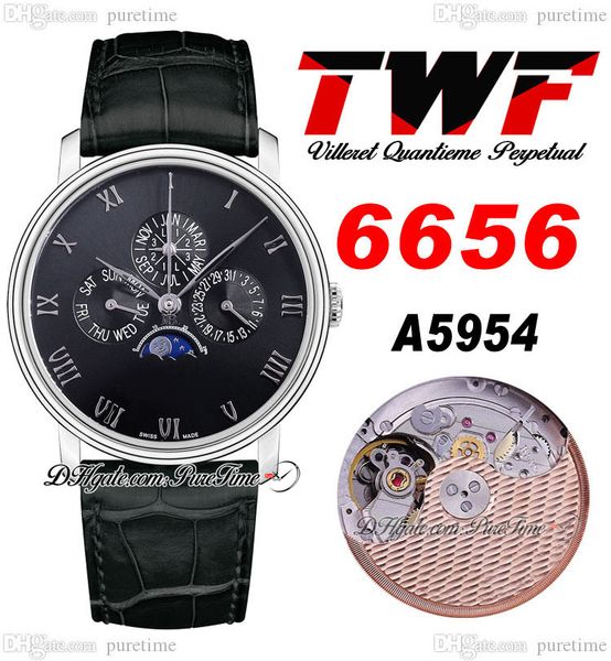 villeret quantieme perpetuel 6656 a5954 automatic mens watch twf steel case black dial silver roman markers leather strap super edition pure, Slivery;brown
villeret quantieme perpetuel 6656 a5954 automatic mens watch twf steel case black dial silver roman markers leather strap super edition pure, Slivery;brown