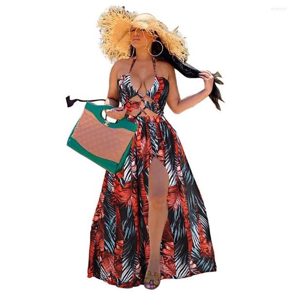 casual dresses product halter neck long skirt digital printing european and american fashion style big swing dress fema, Black;gray
casual dresses product halter neck long skirt digital printing european and american fashion style big swing dress fema, Black;gray
