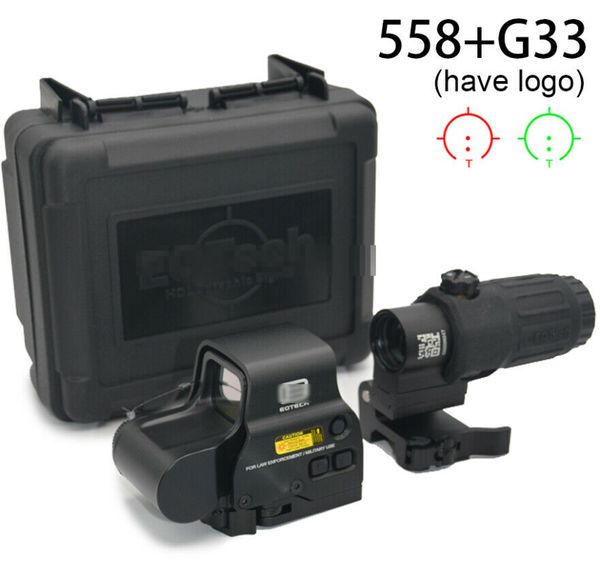 fittings 558 holographic red green dot sight exps3-2 tactical scope qr with g33 magnifier
fittings 558 holographic red green dot sight exps3-2 tactical scope qr with g33 magnifier