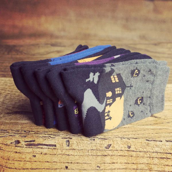 men's socks winter autumn new in tube sock halloween women socks fashion cotton eur35-40, Black
men's socks winter autumn new in tube sock halloween women socks fashion cotton eur35-40, Black