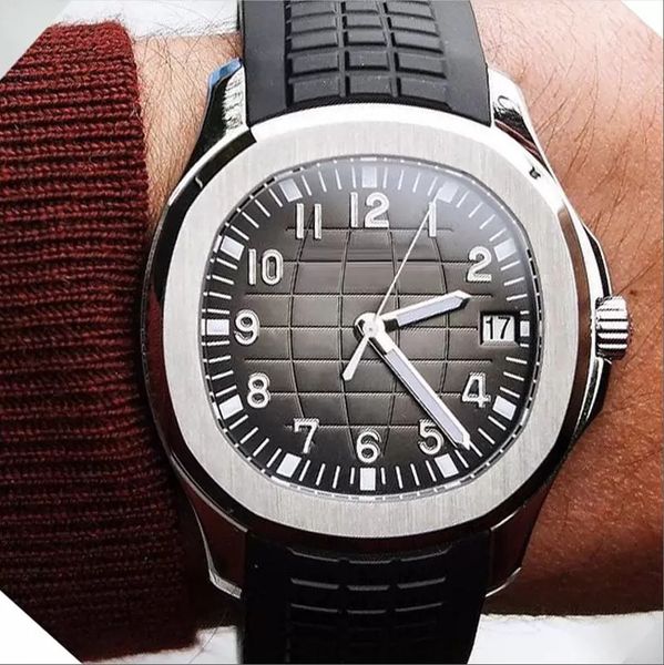 40mm mens watch automatic 2813 mobile steel case comfortable black rubber band stainless steels buckle leading the trend sapphire glass wris, Slivery;brown
40mm mens watch automatic 2813 mobile steel case comfortable black rubber band stainless steels buckle leading the trend sapphire glass wris, Slivery;brown