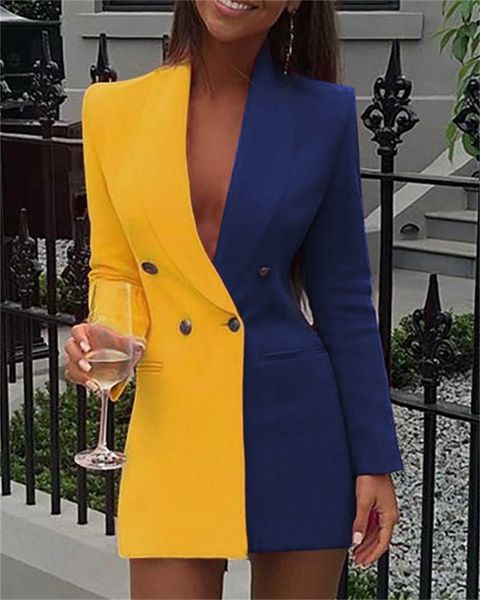 women's suits blazers 2022 european and american new style contrast color stitching ol professional wear v-neck cardigan suit skirt t22, White;black
women's suits blazers 2022 european and american new style contrast color stitching ol professional wear v-neck cardigan suit skirt t22, White;black