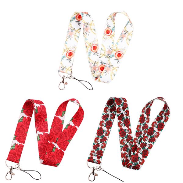 keychains lanyards rose lanyard preppy phone straps for keys mobile hang rope keycord usb id card badge holder keychain drop delivery smt2r, Silver
keychains lanyards rose lanyard preppy phone straps for keys mobile hang rope keycord usb id card badge holder keychain drop delivery smt2r, Silver